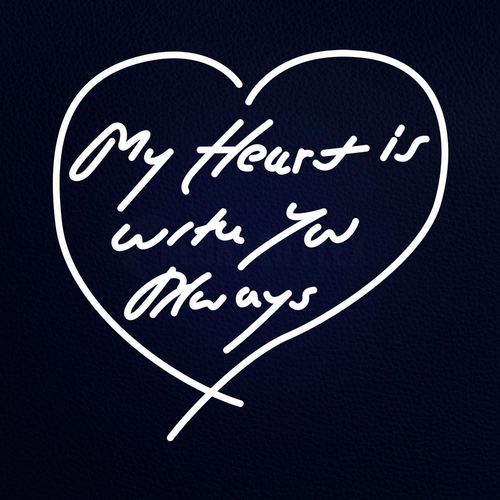 My Heart is With You Always Neon Flex Sign