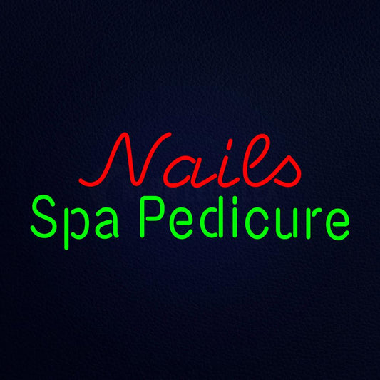 Nails Spa Pedicure Neon Flex Sign