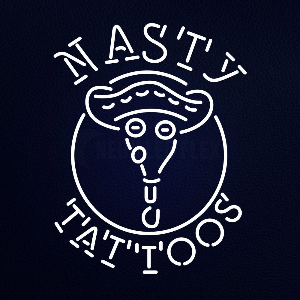 Nasty Tattoos Neon Flex Sign