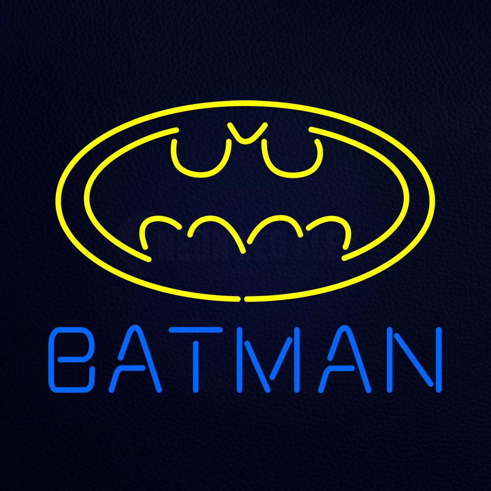 New Batman Superhero Comic Logo Neon Flex Sign