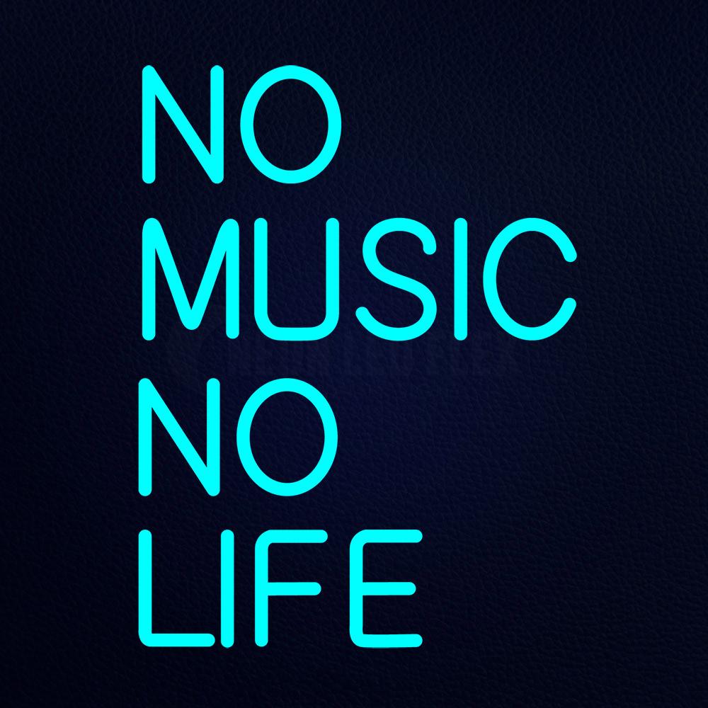 No Music No Life Neon Flex Sign