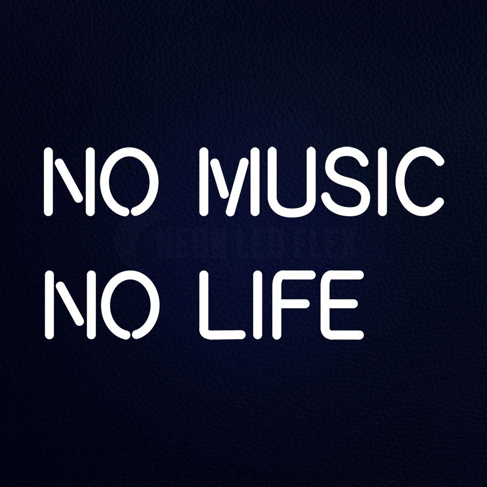 No Music No Life Real Neon Flex Sign