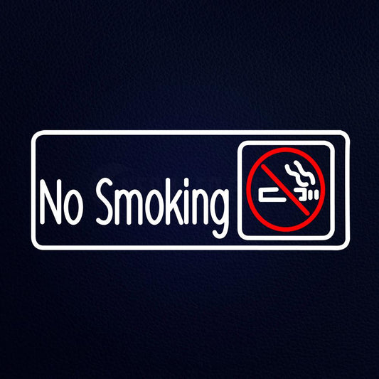 No Smoking With Symbol Neon Flex Sign