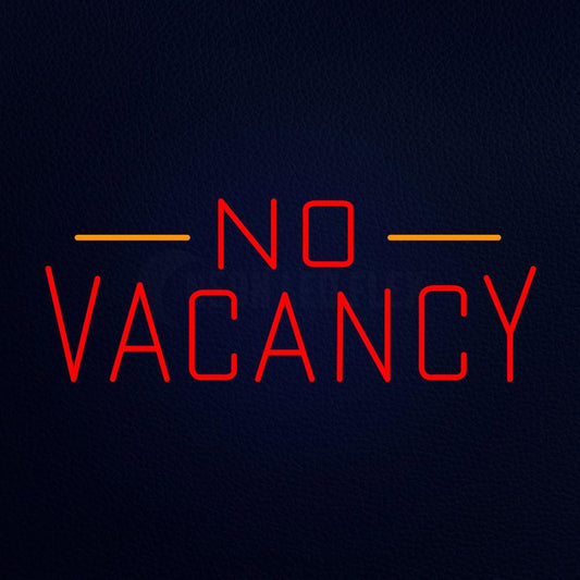 No Vacancy Neon Flex Sign