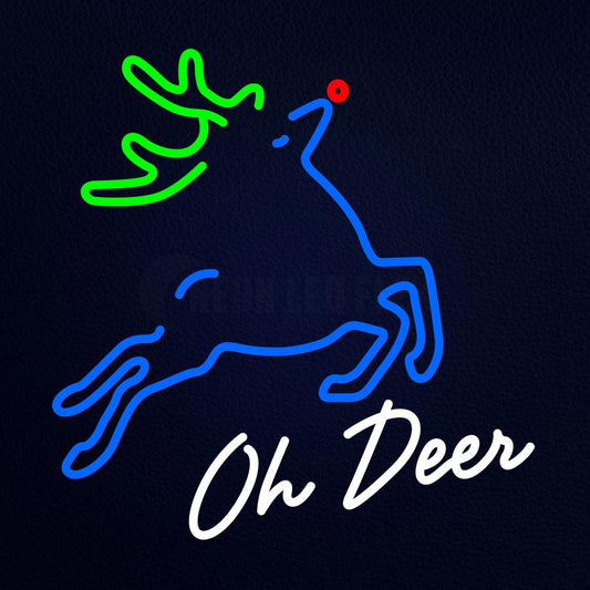 Oh Deer Neon Flex Sign