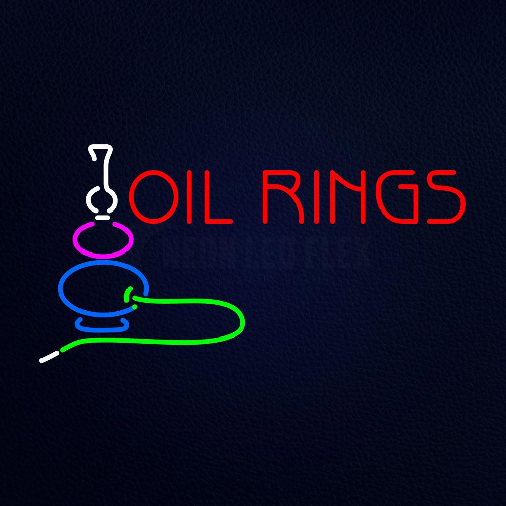 Oil Rigs Logo Neon Flex Sign