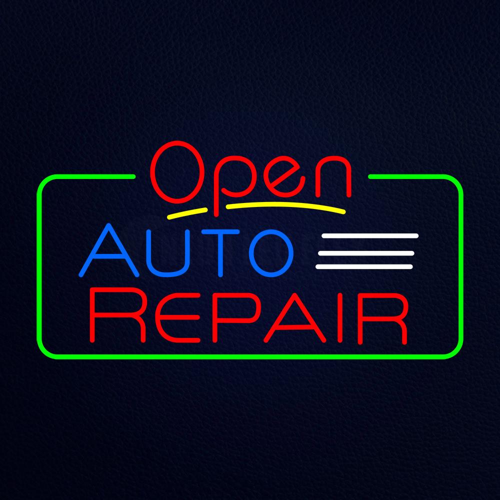 Open Auto Repair Neon Flex Sign