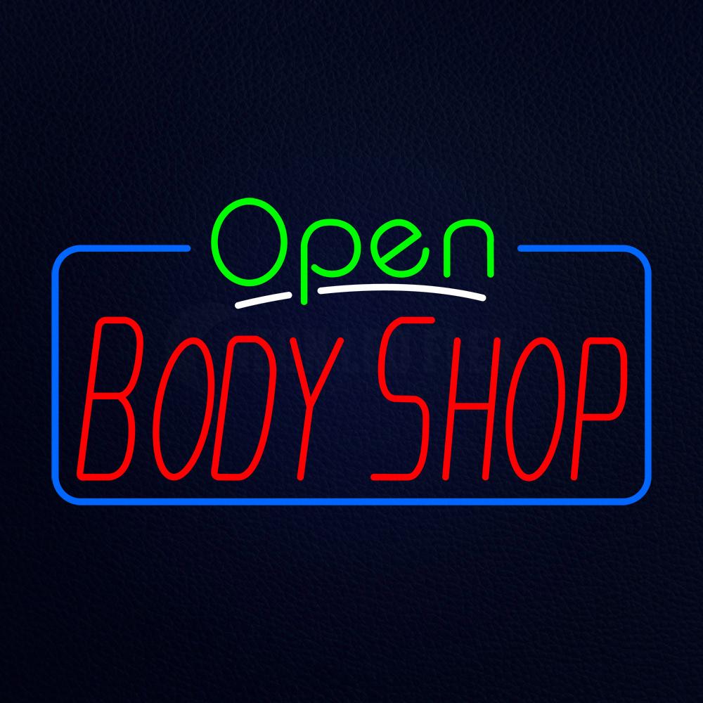 Open Body Shop Neon Flex Sign