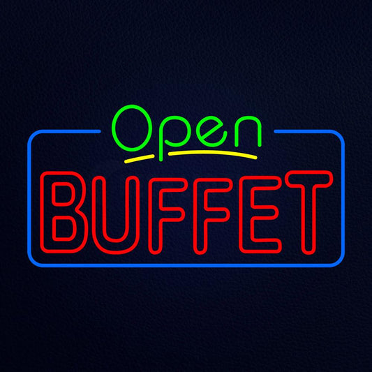 Open Buffet Neon Flex Sign