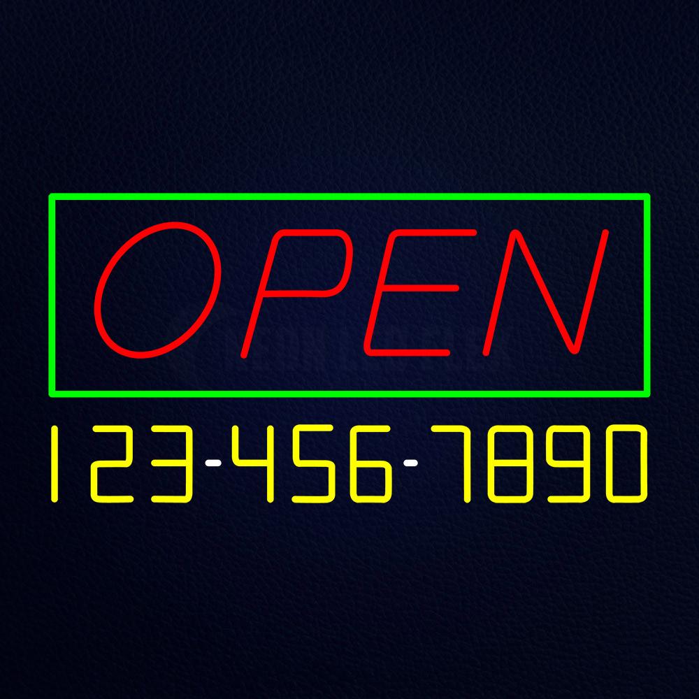 Open Closed Neon Flex Sign