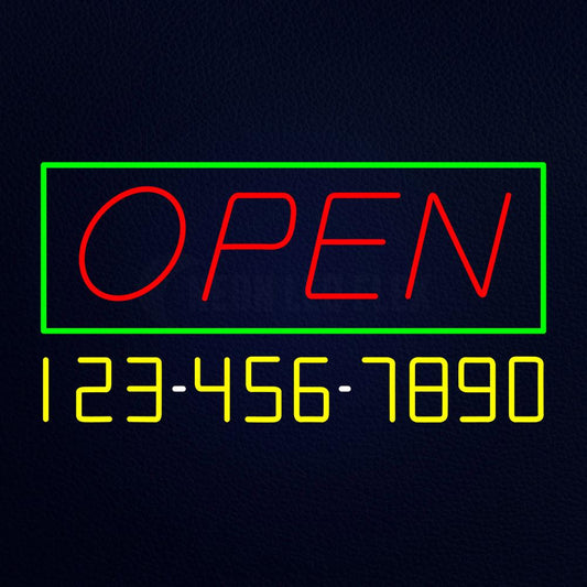 Open Closed Neon Flex Sign