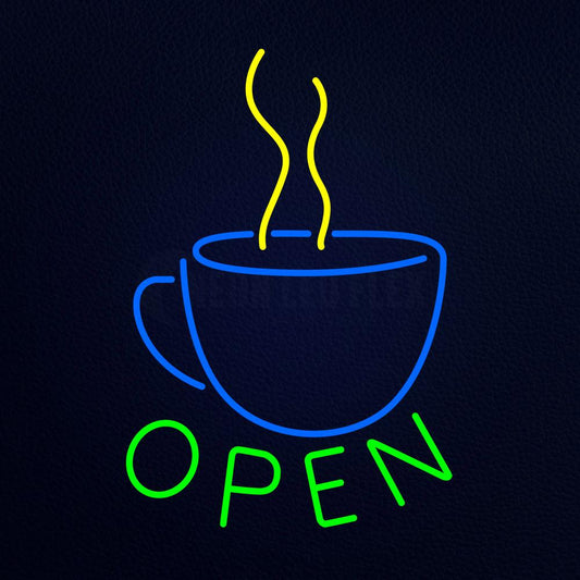 Open Coffee Neon Flex Sign