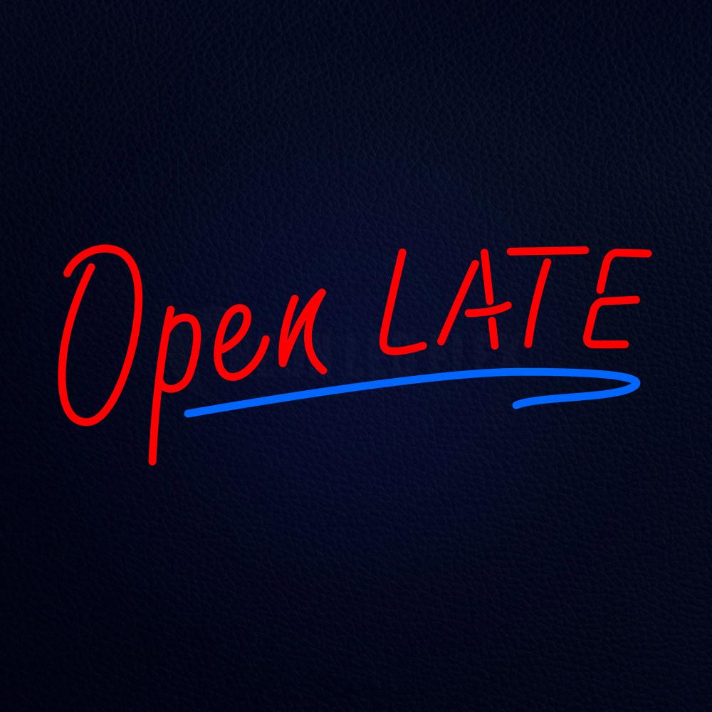 Open Late Neon Flex Sign