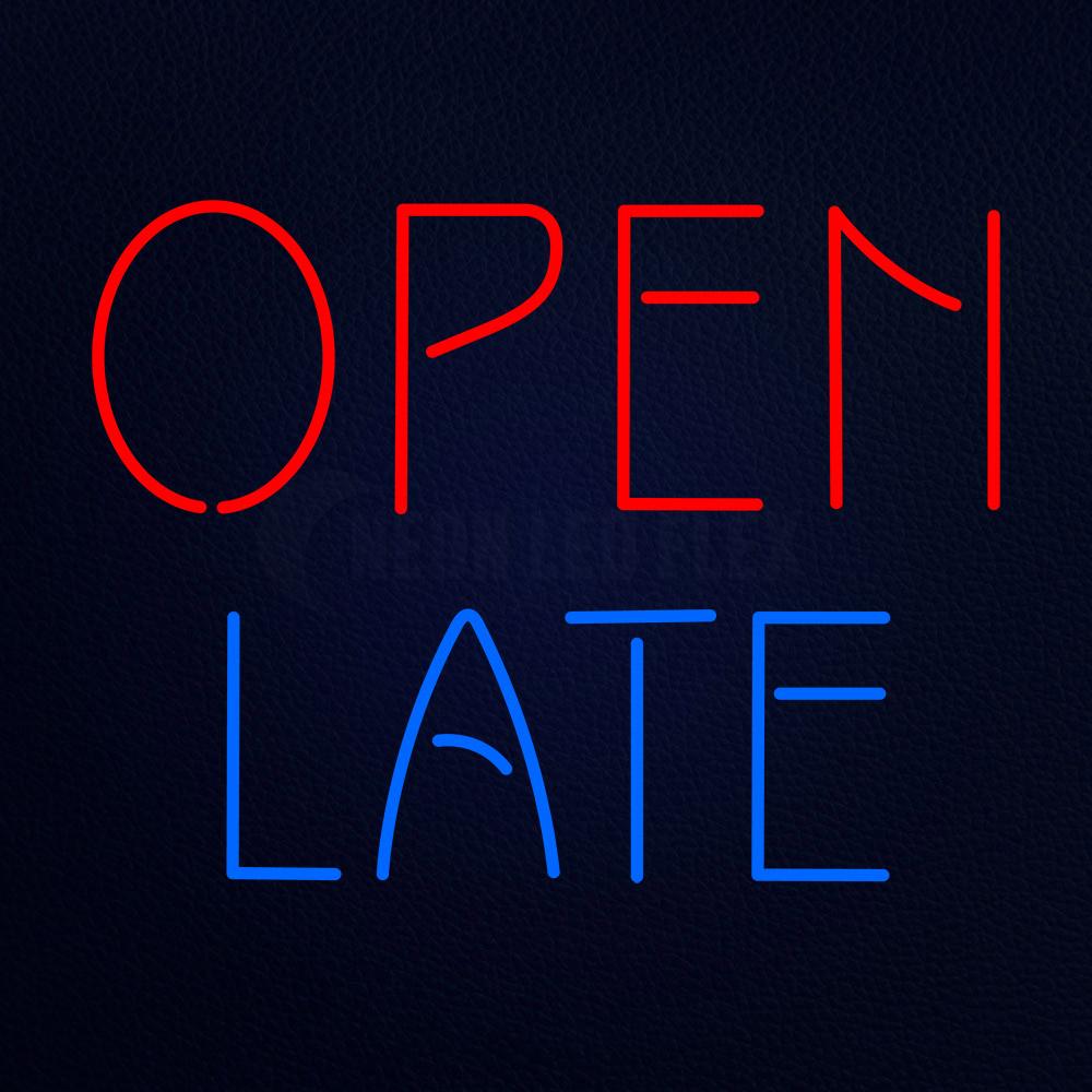 Open Late Neon Flex Sign