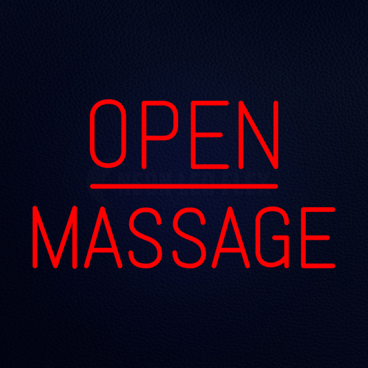 Open Massage Neon Sign