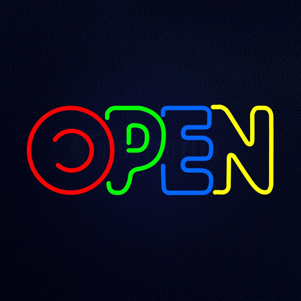 Open Neon Flex Sign