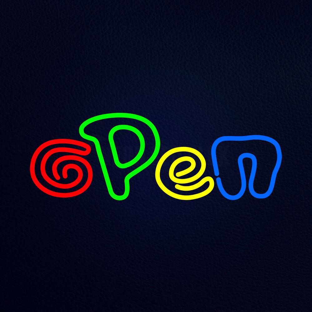 Open Neon Flex Sign