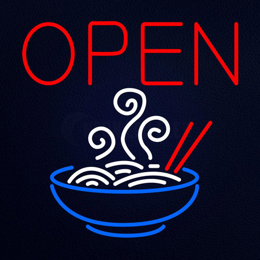 Open Soup Neon Flex Sign