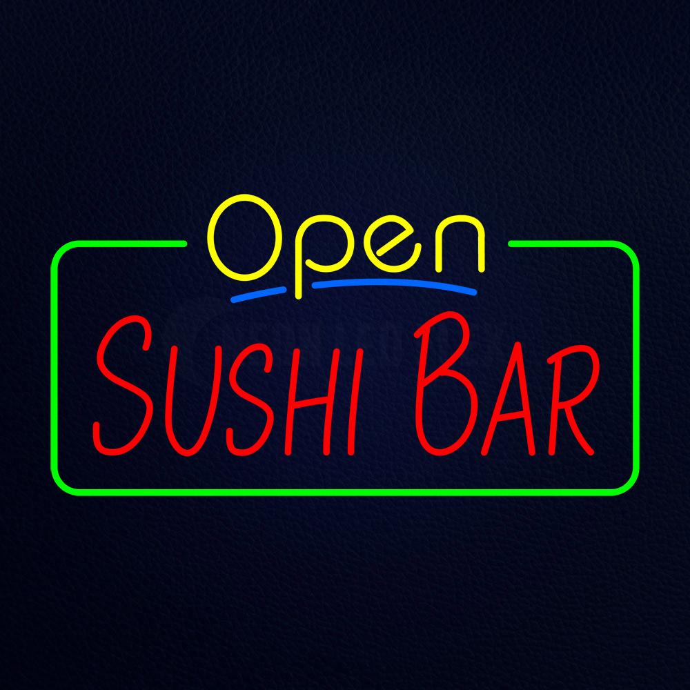 Open Sushi Bar Neon Flex Sign