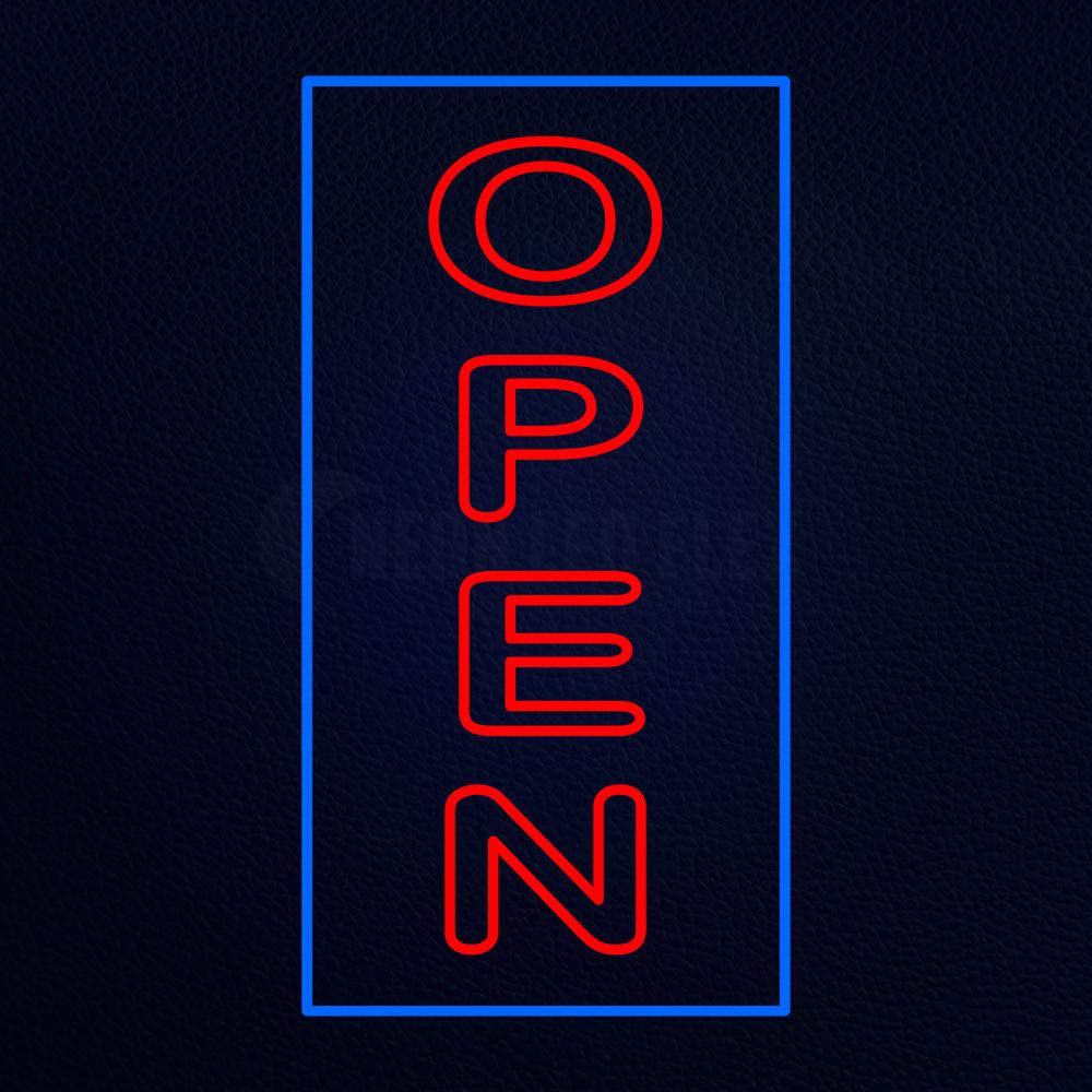 Open Vertical Extra Large Neon Flex Sign