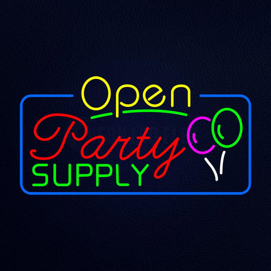 Party Supply Open Neon Flex Sign