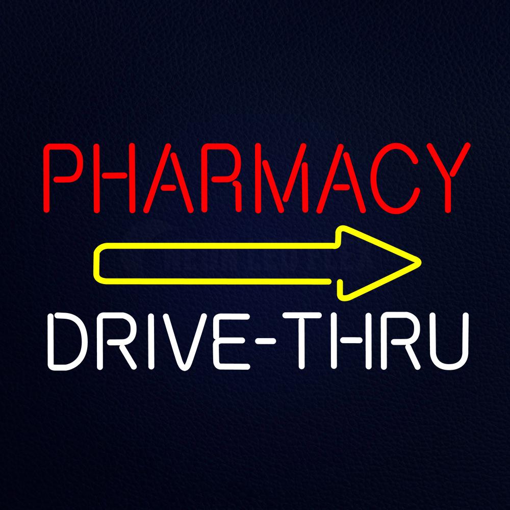 Pharmacy Drive Thru Neon Flex Sign