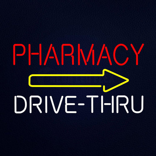 Pharmacy Drive Thru Neon Flex Sign