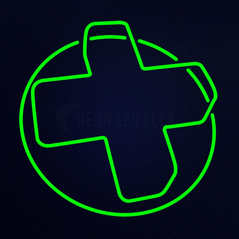 Pharmacy Green Cross Neon Flex Sign