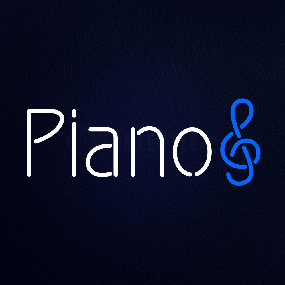 Piano Play Neon Flex Sign