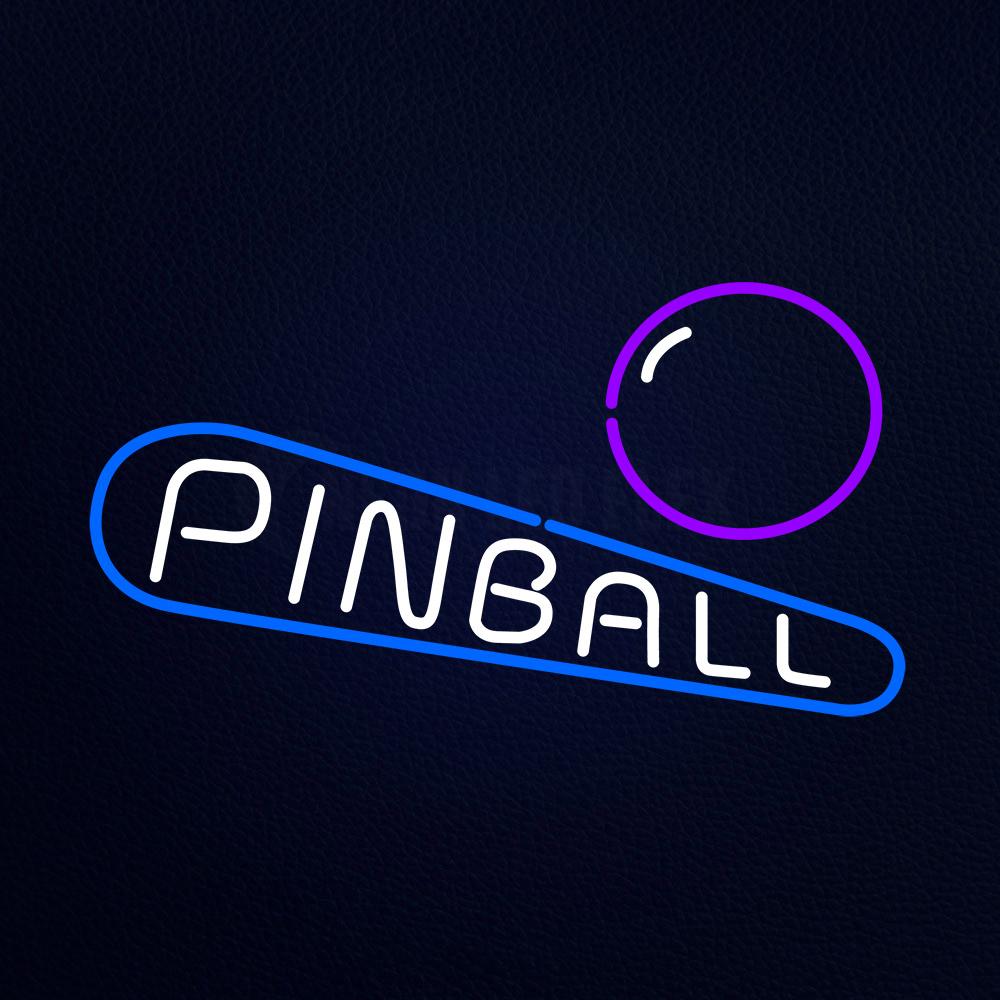 Pinball Logo Neon Flex Sign