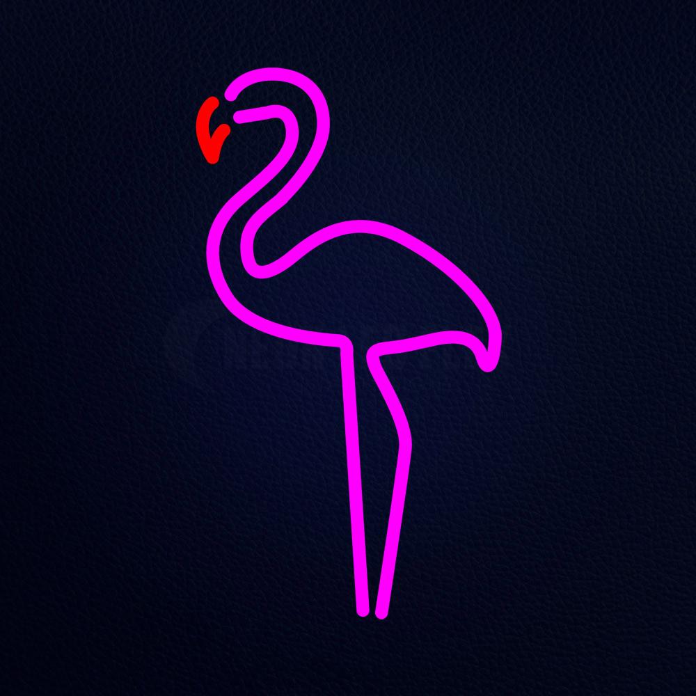 Pink Flamingo Neon Flex Sign