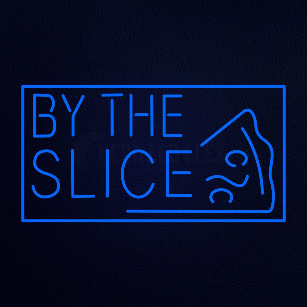 Pizza by the Slise Neon Flex Sign