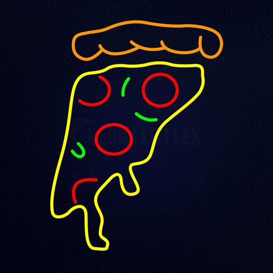 Pizza Slice Neon Flex Sign