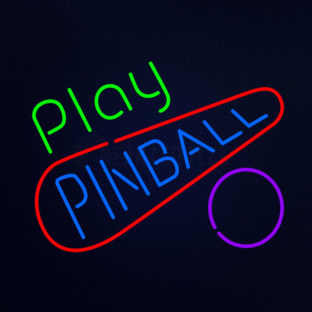 Play Pinball Neon Flex Sign