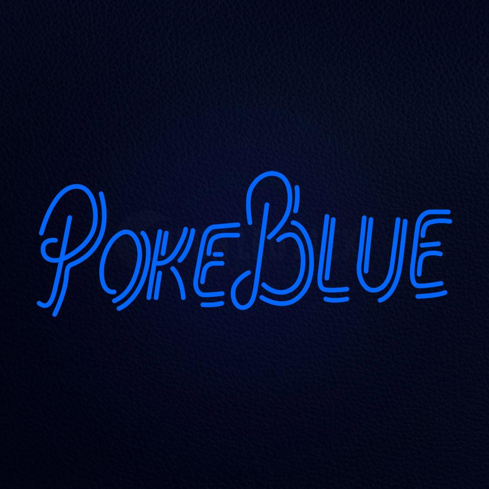 Pokeblue Neon Flex Sign