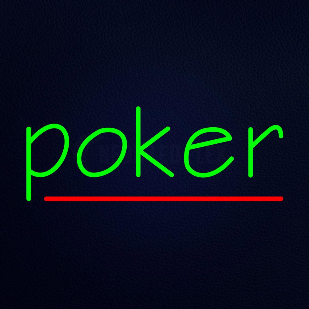 Poker Neon Flex Sign