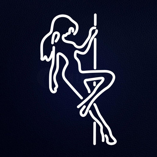 Pole Dance Sexy Girl Neon Flex Sign