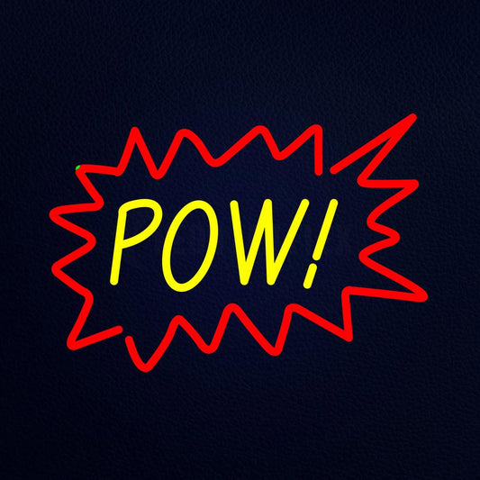 Pow Neon Flex Sign