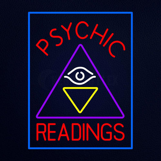 Psychic Readings Logo Neon Flex Sign