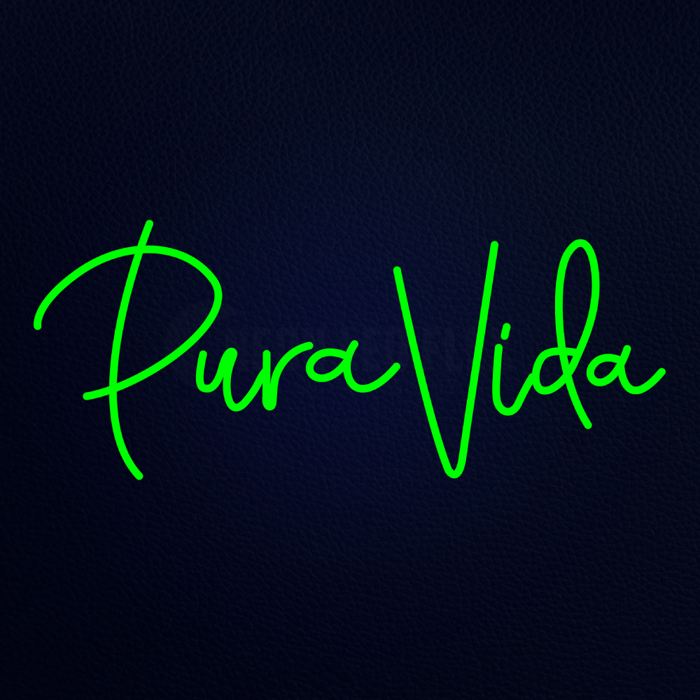 Pura Vida Neon Sign