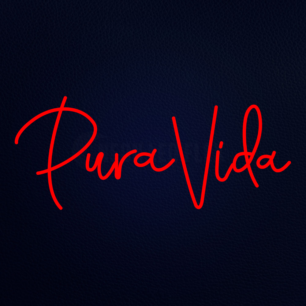 Pura Vida Neon Sign