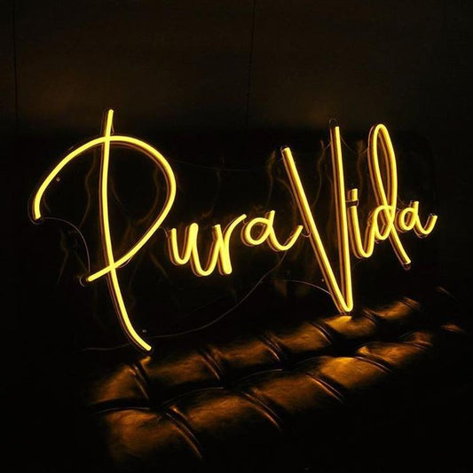 Pura Vida Neon Sign