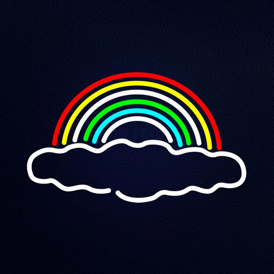 Rainbows Clouds Neon Flex Sign