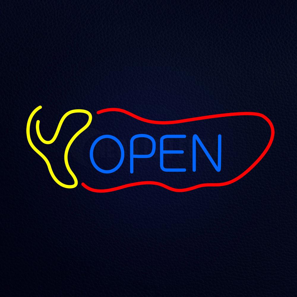 Red Chili Open Neon Flex Sign