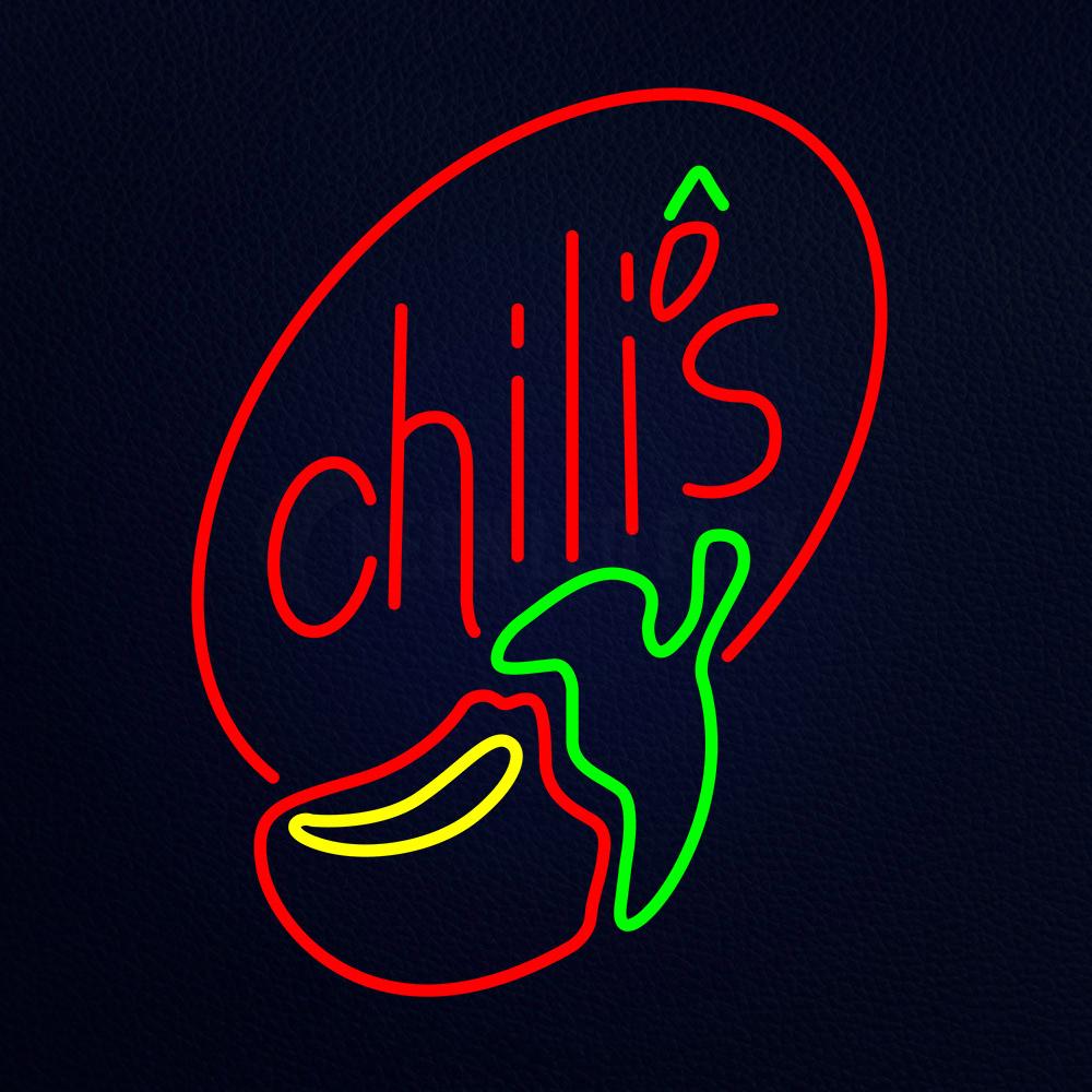 Red Chilis Logo Neon Flex Sign