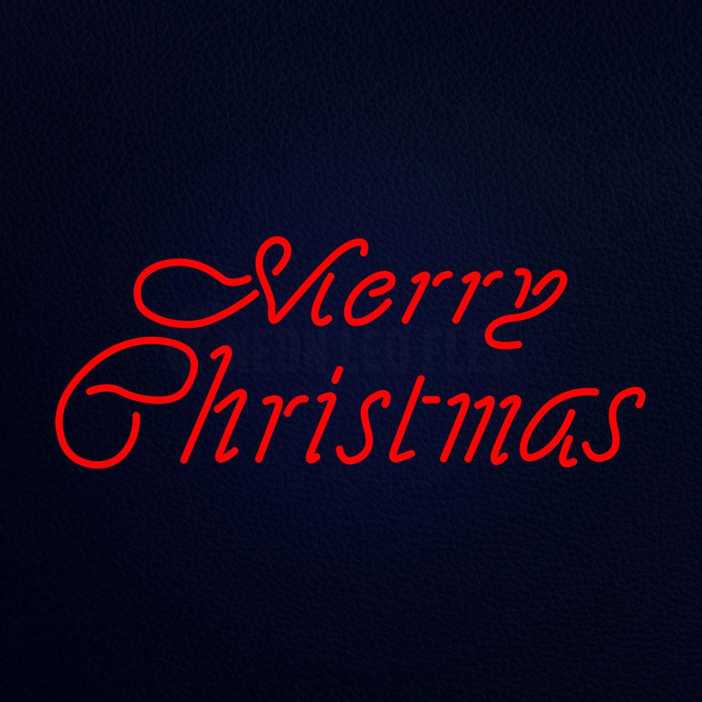 Red Merry Christmas Neon Flex Sign