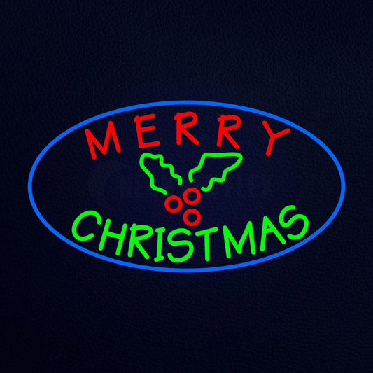 Red Merry Green Christmas Neon Flex Sign