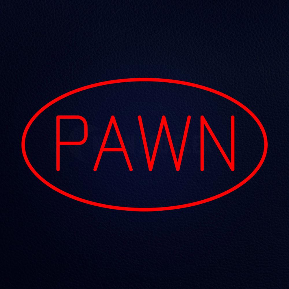 Red Pawn Neon Flex Sign