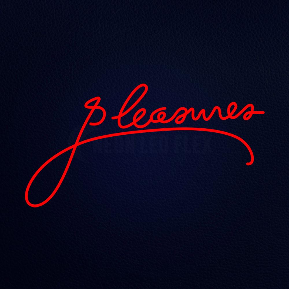 Red Pleasure Neon Flex Sign