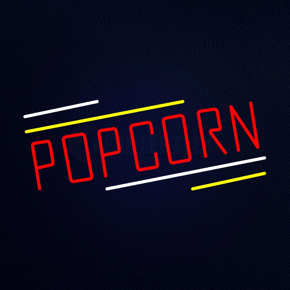 Red Popcorn Neon Flex Sign